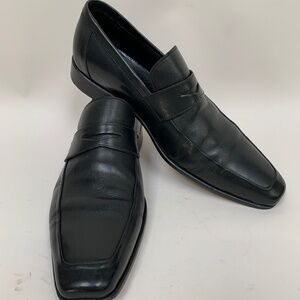 Gordan Rush Men's High End Penny Loafer Handcrafted in Italy. Brown Size 10